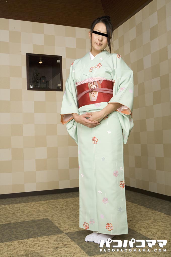  着物美熟女アナル体験